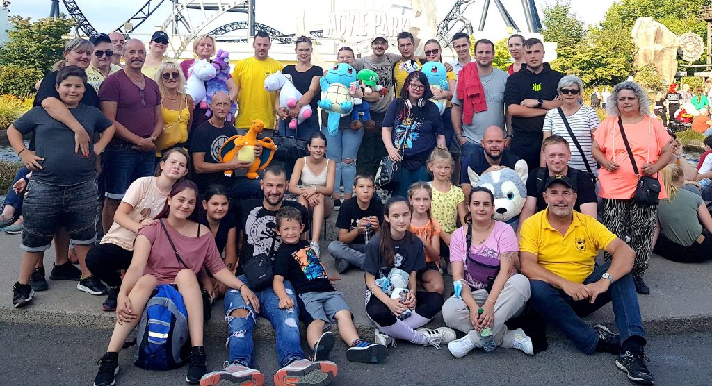 Gemeinsamer Besuch im Moviepark